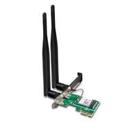 Tenda E12 Scheda di Rete PCI-E Wireless AC1200 Dual Band, 867Mbps 5GHz e 300Mpbs 2.4GHz, 2 Antenne Esterne Staccabile 5dBi, Adattatore Espresso WiFi Supporta Windows 10