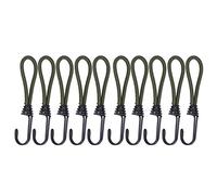 Tenda elastica corda con gancio 10pcs campeggio in lattice Tenda Fissation Accessori per corda per esterni per la fissazione dello sfondo del campeggio esterno e configurazione