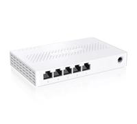 Tenda Ethernet Switch 2.5 Gigabit 5 Porte Switch di Rete LAN(Plug & Play, Unmanaged, Funzionamento silenzioso, Scocca in Plastica, Ideale per NAS 2.5G, Server, AP WiFi 6/7, Computer) (SE105)