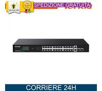 Tenda Ethernet Switch 24-Port PoE TEG1128P-24 250W 26GE+2SFP Gigabit
