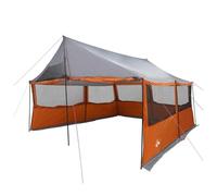 Tenda familiare, 600 x 400 x 268 cm, grigio e arancione