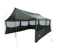 Tenda familiare, 600 x 400 x 268 cm, grigio e arancione