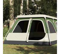 Tenda Familiare a Cupola 8 Persone Verde a Rilascio Rapido