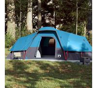 Tenda Familiare a Cupola per 11 Persone Blu Impermeabile