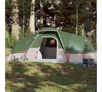 Tenda Familiare a Cupola per 11 Persone Verde Impermeabile