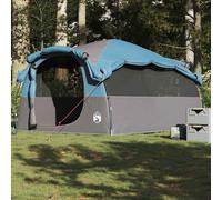 vidaXL Tenda Familiare a Tunnel per 6 Persone Blu Resistente all'acqua