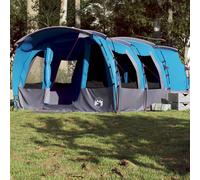 vidaXL Tenda Familiare a Tunnel per 8 Persone Blu Impermeabile, Tenda familiare a Tunnel, Tenda, Tenda da Esterno, Tenda Tipi, Tenda da Giardino