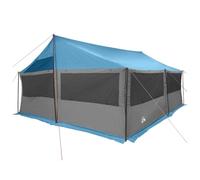 Tenda Familiare Blu 600 x 400 x 268 cm Poliestere e Acciaio