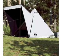 Tenda Familiare Tipi 6 Persone Bianca Tessuto Impermeabile