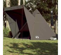 vidaXL Tenda Familiare Tipi per 6 Persone Marrone Impermeabile