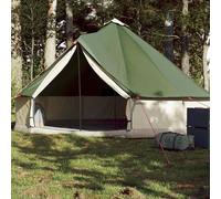 vidaXL Tenda Familiare Tipi per 6 Persone Verde Impermeabile