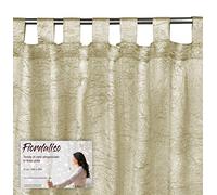 TENDA FIORDALISO in tinta unita GIALLO ORO CM. 140X290 confezionata