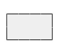 Tenda for proiettore semplice 16:9 Schermo di visualizzazione HD portatile proiezione anti-riflesso 60/72/84/100/120/150 pollici(150 inch)
