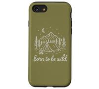 Tenda Foresta Montagna Stelle Luna Campeggio Natura Wilderness Custodia per iPhone SE (2020) / 7/8