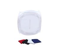 Tenda Fotografica Pieghevole Bianca per Riprese Indoor, Luce Uniforme | Riduzione dei Riflessi, Struttura Fibroso, per Venditori Online e Fotografi Amatoriali