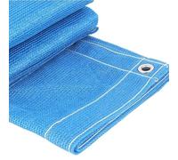 Tenda frangivista per esterni, per balcone e giardino, copertura per tettoie, ombrellone, veranda, tenda da sole, tessuto impermeabile (blu, 1,2 x 5 m)