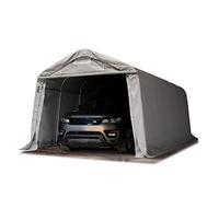 TOOLPORT 3,3x6,0m tenda garage, PRIMEtex 2300, grigio, con statica (sottofondo in terra) - (49682)