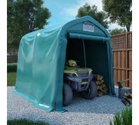 AX Tenda Garage Tendone Pareti 2.4x2.4m Verde Tetto Riporre Veicoli News 3056431