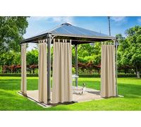 Tenda Gazebo Tenda da Sole per Balcone Veranda Tende da Esterno Ombreggiante Resistente Lavabile Misura 160x270 cm Colore Beige (1 pezzo)