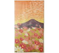 Tenda giapponese Noren Mt, Fuji Cosmos Autumn Made in JAPAN 85 x 150 cm