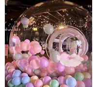 Tenda gonfiabile a bolle d'aria, cupola in PVC trasparente, design a cuscino d'aria antivento, resistente 3 m, per bambini e famiglie