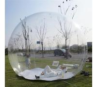 Tenda gonfiabile a bolle, Tenda a bolle gonfiabile con ventilatore a cupola a tunnel for campeggio, osservazione delle stelle, all'aperto, trasparente, 4 m/5 m/6 m(D,6M)