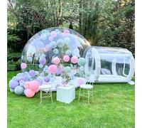 Tenda gonfiabile a bolle, Tenda a bolle gonfiabile con ventilatore, cupola trasparente for campeggio all'aperto, osservazione delle stelle, da 4 a 6 m(B,4M)