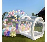 Tenda gonfiabile a bolle, Tenda gonfiabile a bolle con tunnel da 2 metri e soffiatore in PVC, diverse misure(13ft)