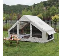 Tenda gonfiabile all'aperto,regalo di compleanno， Tende gonfiabili for campeggio, tenda gonfiabile for 2-4 persone con 2 porte e 6 finestre