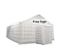 Tenda gonfiabile del cubo del nightclub con le luci della discoteca ed il ventilatore per gli eventi e le celebrazioni del partito