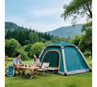 Tenda gonfiabile impermeabile per 2-3 persone, resistente al vento, con doppio strumento di gonfiaggio e borsa per il trasporto, tenda da cabina leggera e pieghevole per campeggio e gite