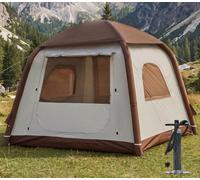 Tenda gonfiabile per campeggio 2/4/6/8 persone, grande tenda d'aria con parapioggia, tende gonfiabili di facile installazione, tende da campeggio