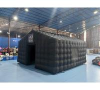 Tenda gonfiabile portatile a LED per discoteca, da discoteca, portatile, per discoteca, da discoteca (5 x 5 x 4,3 m con ventilatore)