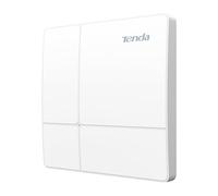 Tenda I24 AC1200 Wireless Access Point (802.11ac Dual Band, 1 Porta Gigabit, Gestibile tramite APP/Interfaccia Web, Alimentato tramite PoE+ 802.3at, Include Alimentatore) Bianco