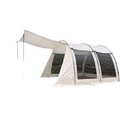 Tenda impermeabile e con protezione solare, tenda da campeggio for famiglie con ampi spazi all'aperto for 4-6 persone, for auto, SUV e viaggi in campeggio(Car tent with pole)