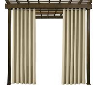 Tenda impermeabile per esterni, 139,7 x 182,9 cm (larghezza x lunghezza), con occhielli in acciaio inox, perfetta per veranda, pergola, cabina, patio, gazebo, soluzione per la privacy all'aperto