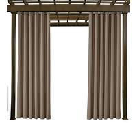 Tenda impermeabile per esterni, 167,6 cm di larghezza x 228,6 cm di lunghezza, con occhielli in acciaio inox, perfetta per veranda, pergola, cabina, patio, gazebo ed elegante soluzione per la privacy
