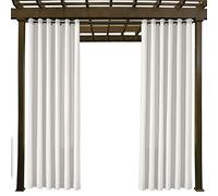 Tenda impermeabile per esterni, 228,6 cm di larghezza x 182,9 cm di lunghezza, con occhielli in acciaio inox, ideale per veranda, pergola, patio, gazebo e soluzione per la privacy