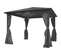 Tenda in alluminio antricite gazebo 300 x cmParasole da esterno, tenda, arredamento da esterno, forniture per la casa, decorazione Anthricite