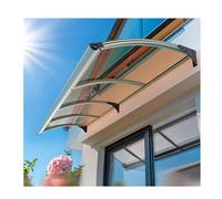 Tenda in alluminio per porta d'ingresso con grande lavandino, protezione UV e neve, per veranda/terrazza, 140 x 320 cm, design durevole ed elegante