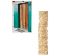 Tenda in ciniglia 120 x 220 cm colore Beige