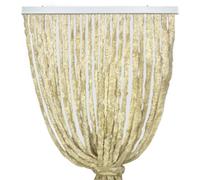 Tenda in Ciniglia Beige Soffio - Protezione Insetti, Semitrasparente, Facile Mon