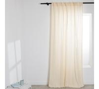 Tenda in garza di cotone écru, 140x250 cm - 1 pezzo