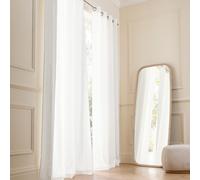 Tenda in lino con occhielli, Private Bianco 140 x 350 cm
