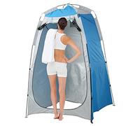 Tenda in poliestere con finestra con cerniera e grande porta, include picchetti, corde, aste, borsa portaoggetti per avventure, bagno, spogliatoio
