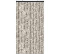 Tenda in ratina, 80 x 200 cm, protezione perfetta dagli insetti e dagli sguardi indiscreti per la porta del balcone e della terrazza, colore: grigio