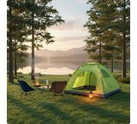 Tenda Instant 2-4 Persone Montaggio Facile Tenda Automatica da Campeggio