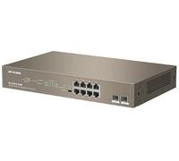 IP-COM Switch Unmanaged 8GE + 2SFP 8 porte PoE 150W - G1110P-8-150W