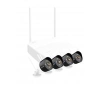 Tenda Kit di Sicurezza Video HD Wireless a 4 Canali Videocamere, K4W-3TC