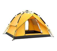 tenda, La tenda si apre automaticamente, tende da campeggio, tende da spiaggia, 3-4 persone e protezione, tende familiari, escursioni in campeggio all'aperto.-blu1(Yellow)
